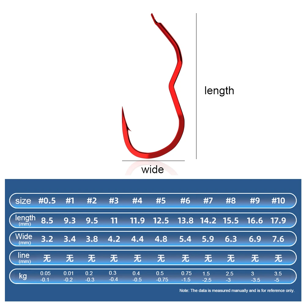 Anzuelo de pesca rojo de alto carbono con línea, anzuelo de línea abatible automático, doble afilado, púas, accesorios de pesca de carpa - imagen 2