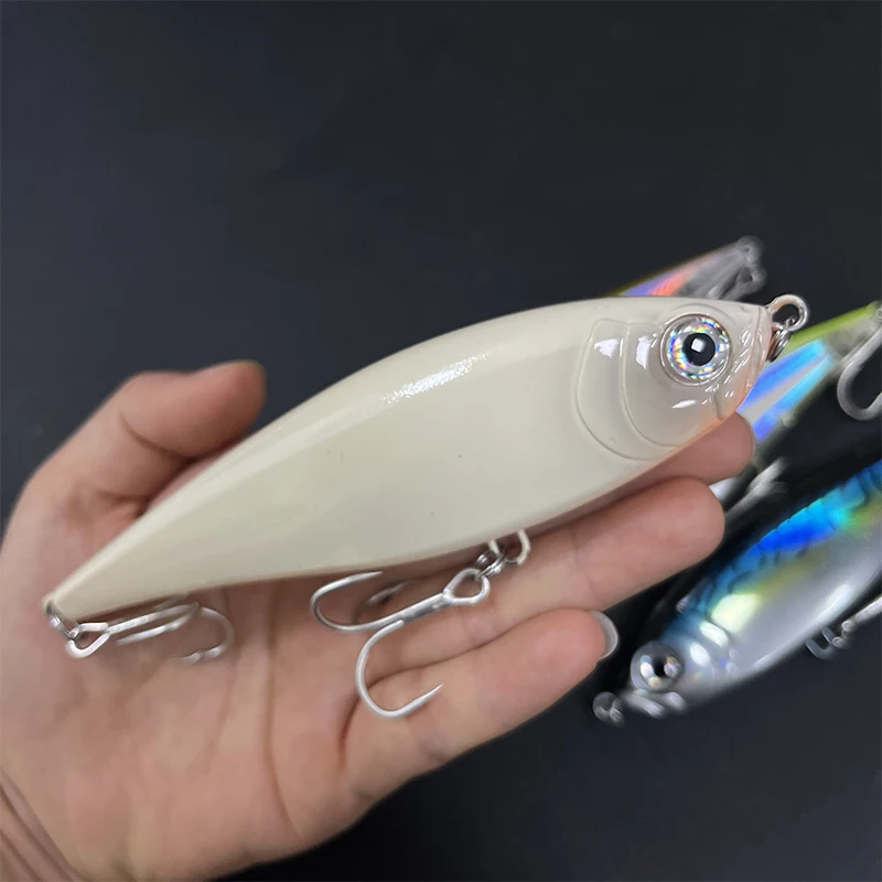 Señuelo Twitchbait de lápiz pesado, 130mm, 48g, flotante, Stickbait costero, trucha, lubina, cebo duro Artificial, Wobblers de fundición larga - imagen 3