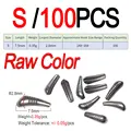 S 100pcs Raw Color
