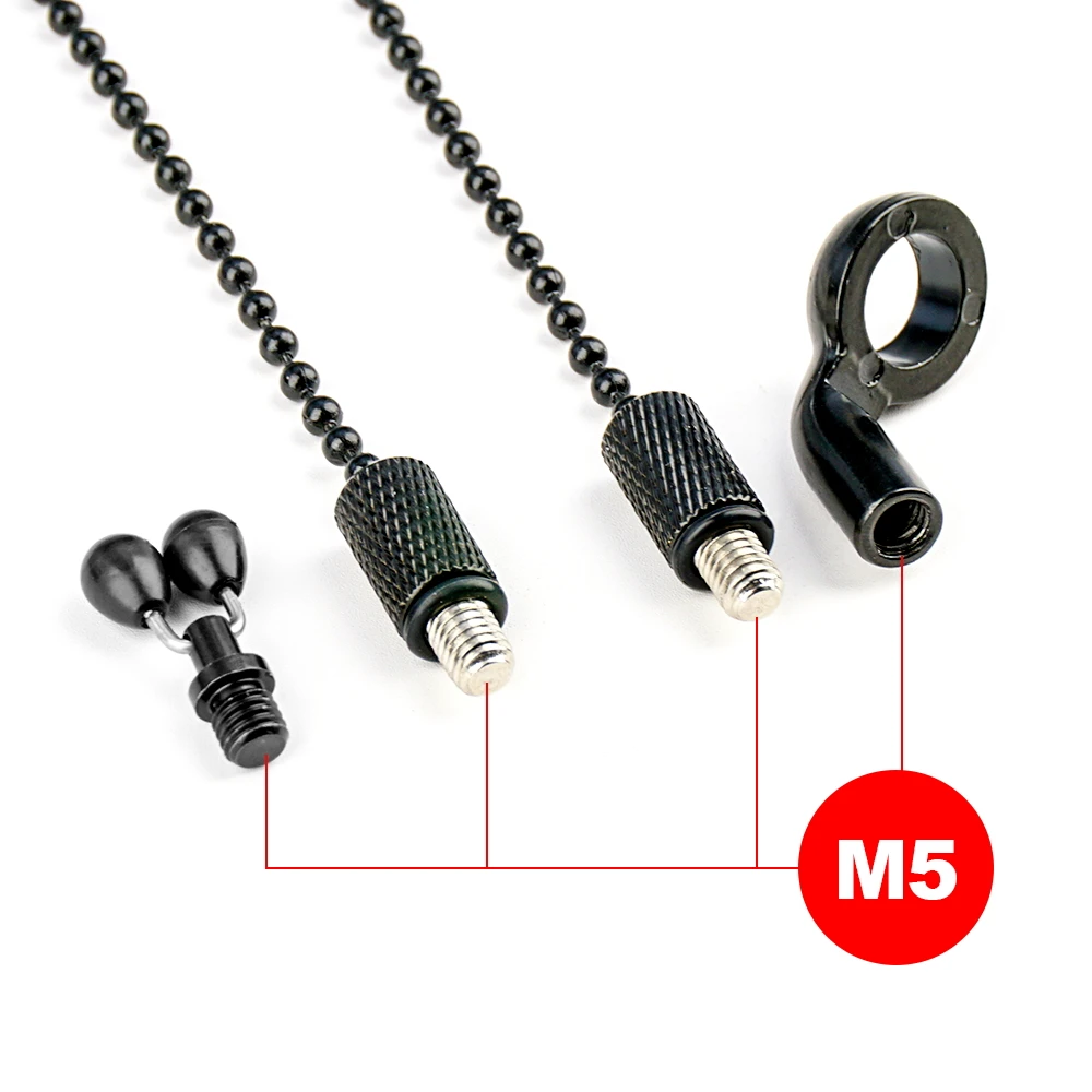 Bobinas de pesca de carpa Swinger, cadena de acero inoxidable para pesca gruesa, indicador de mordida, accesorios de pesca - imagen 5