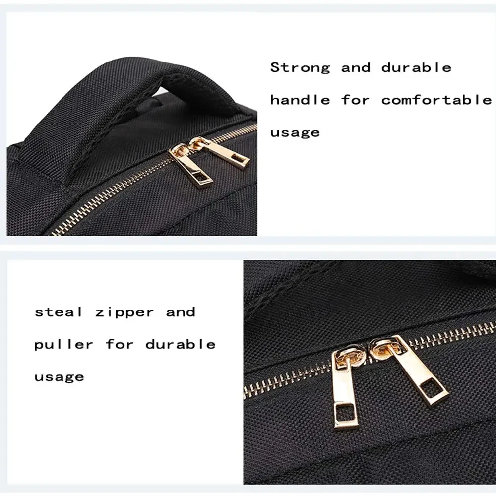 Mochila portátil para artículos de peluquería, bolsa de pesca, bolsa de herramientas para peluqueros, bolsa de viaje de gran capacidad, bolsa de hombro para almacenamiento de salón - imagen 5