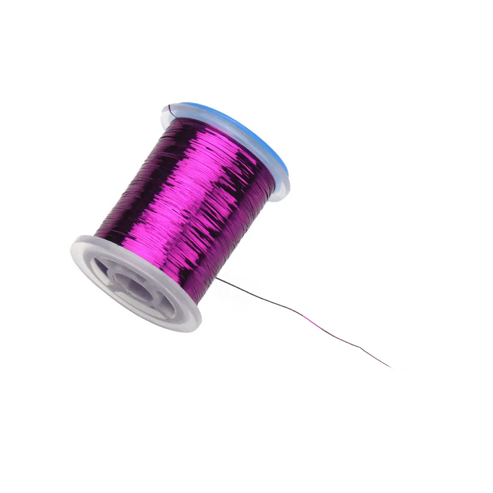 Bimoo-anzuelo plano de Mylar de 0,3mm, Material de atado de moscas, oropel holográfico de Flash, Serpentina de Ninfa húmeda y seca, Señuelos de pesca de trucha - imagen 5