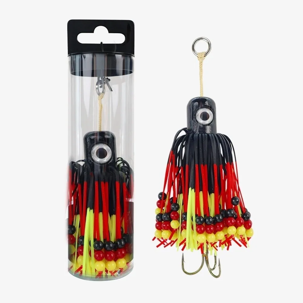 100g peso Cronk Tairubber señuelo Material de goma 150g peso anzuelos Teaser diseño cebo Artificial cebo de pesca Artificial - imagen 2