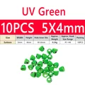 10PCS 5x4mm Green
