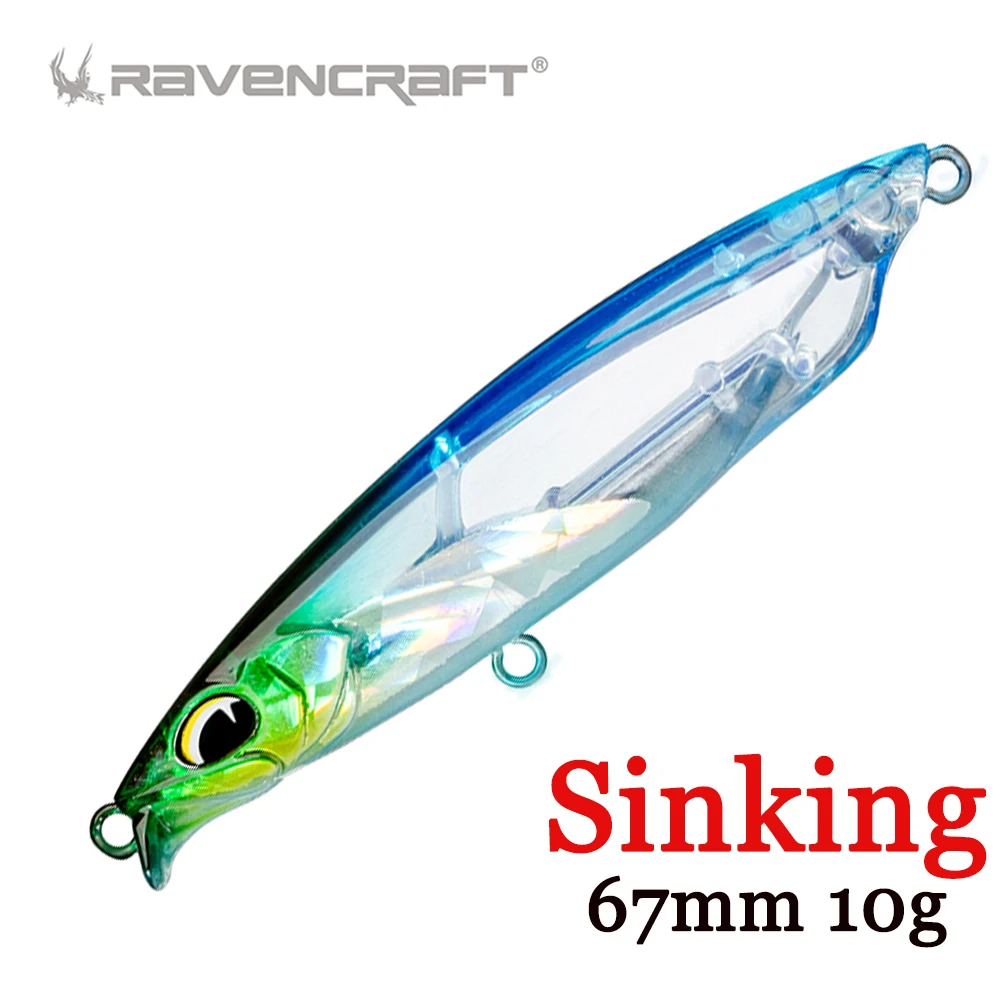 Ravencraft YY-PLUG Stickbait lápiz – Hundimiento lento para trucha - imagen 3