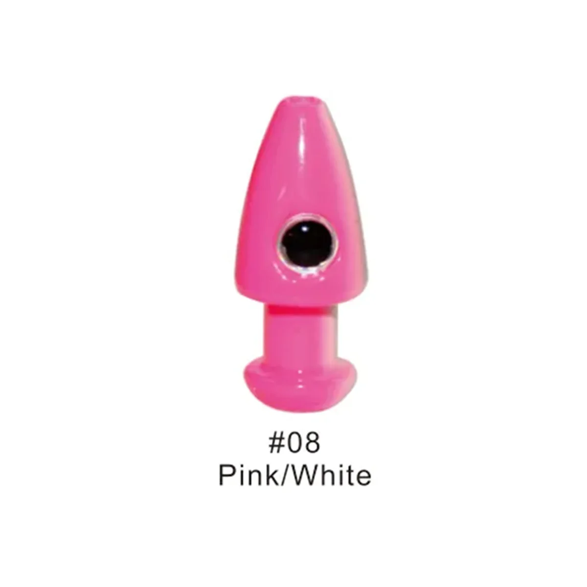 08 PinkWhite 10pcs
