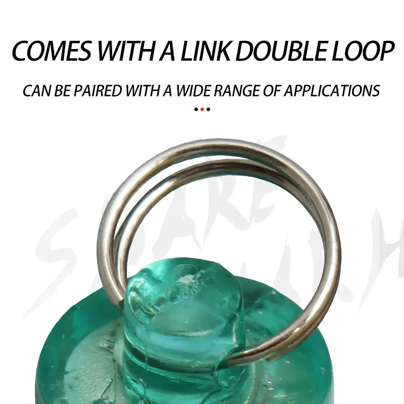 5 unids/caja LED cebo intermitente Mini cilíndrico de caída profunda señuelo de pesca luz accesorios de atracción subacuática - imagen 3