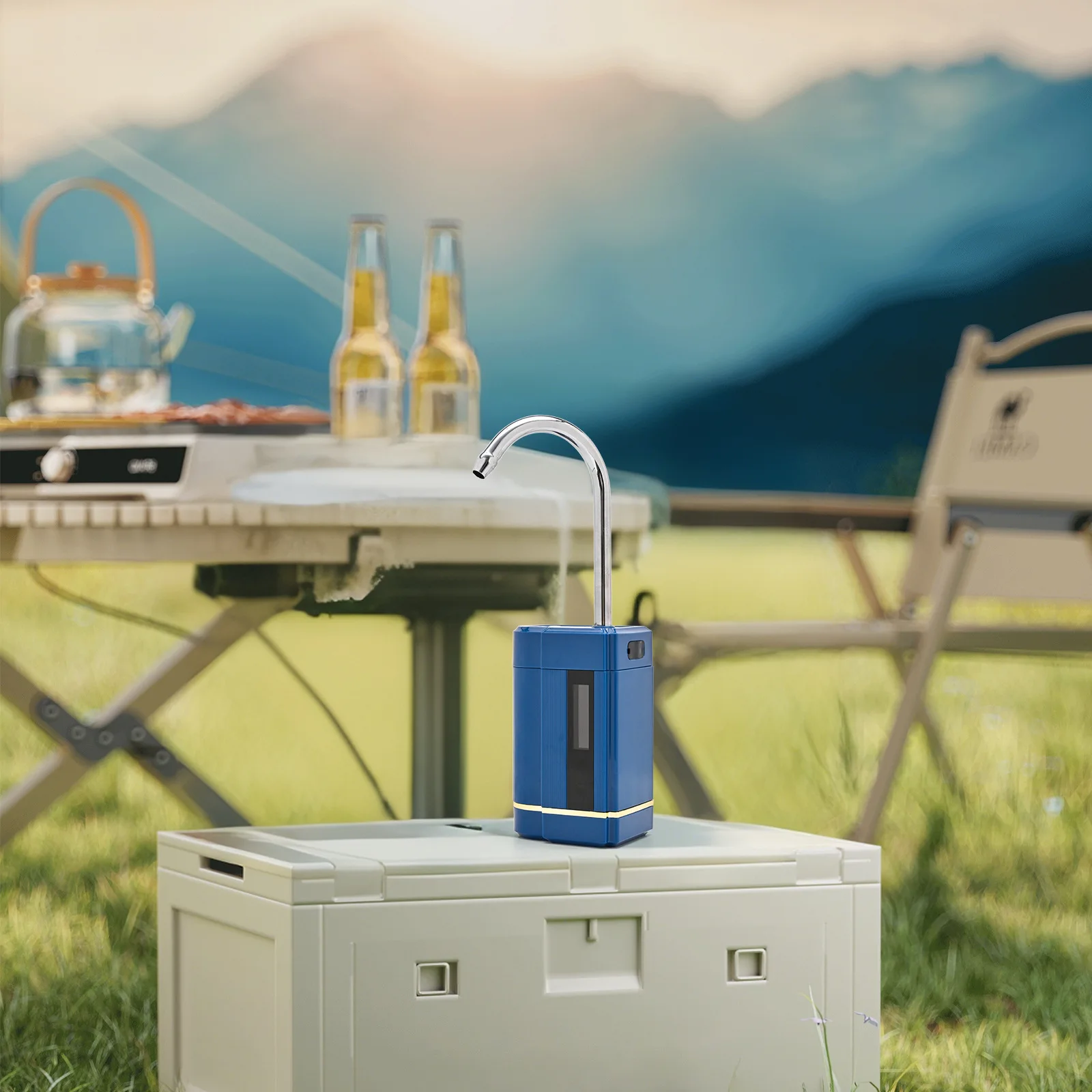 Bomba de oxígeno para pesca, máquina portátil para exteriores, caja de pesca de inducción inteligente, potenciador de agua, bomba de oxígeno, herramientas de pesca - imagen 3