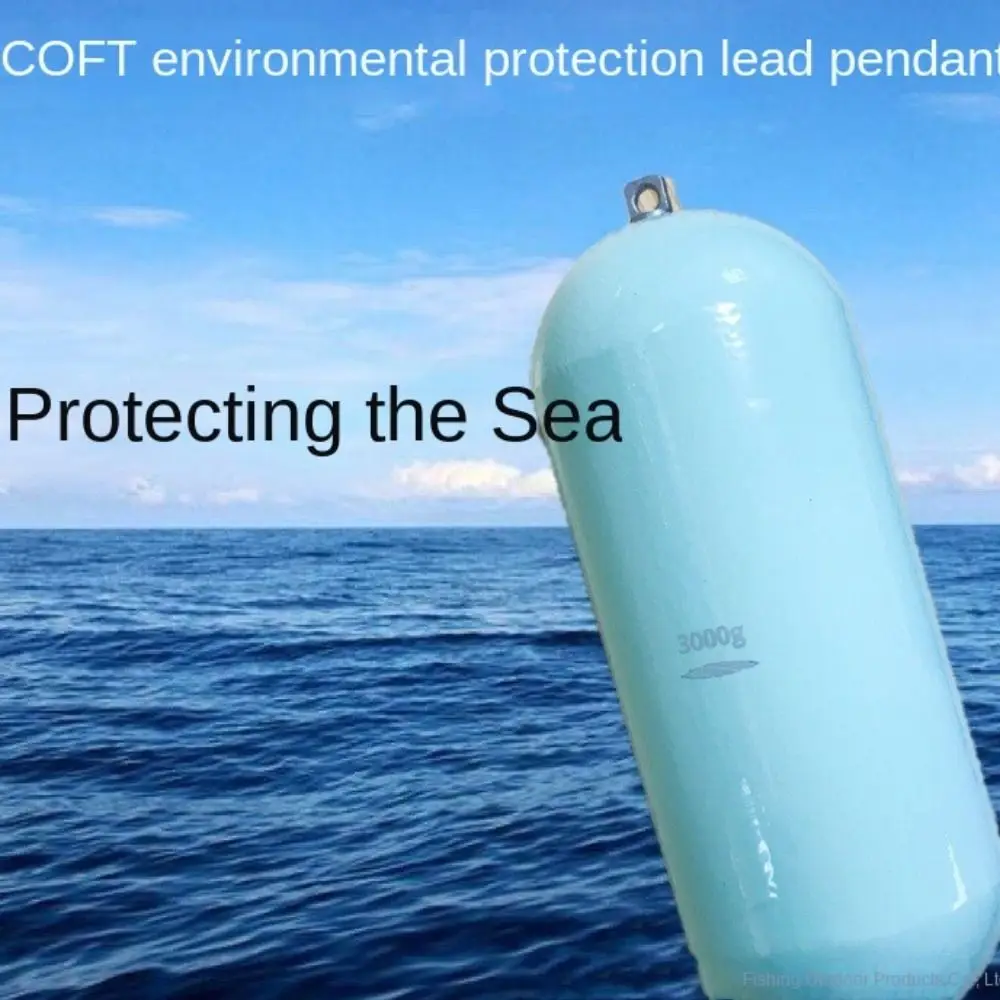 2025 80g-200g protección del medio ambiente pesca caída luminosa fundición larga mar pesca plomo pesos divididos plomo de hierro - imagen 5