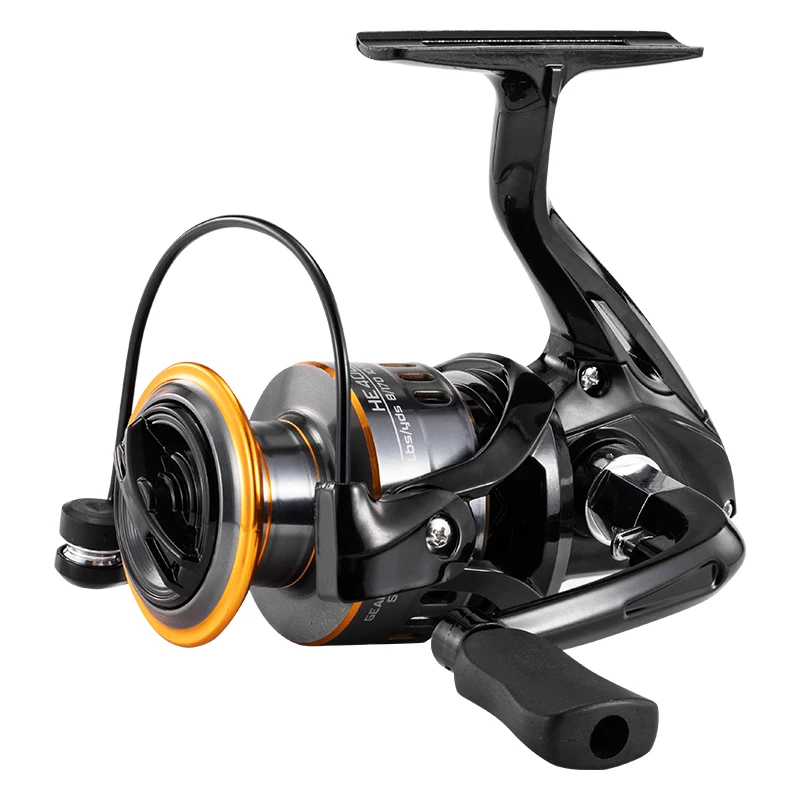 Carrete de pesca Rooblinos HE, carrete totalmente de Metal con agarre para agua salada y agua dulce, adecuado para cualquier especie de pescado, carrete giratorio - imagen 4