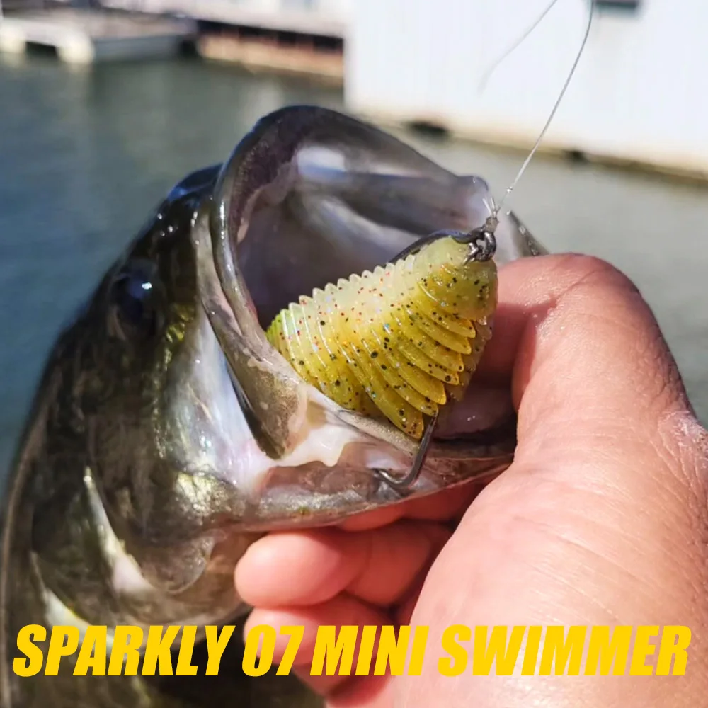 PEAK Señuelo Swimbait Shad Suave de Silicona Realista Cola en T - imagen 3