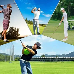 Nuevo Ayuda de entrenamiento, Corrector de Swing de Golf, herramienta de ayuda, cabezal de varilla de alineación, pelota de conexión, entrenador de Swing de Golf