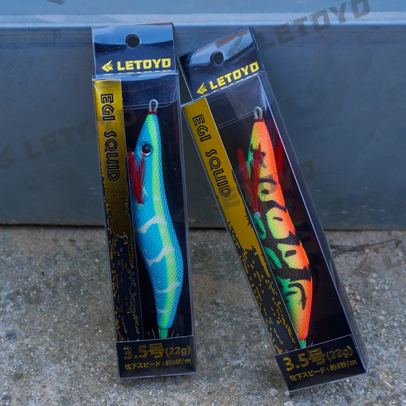 Cebo de calamar SOLID LETOYO FOAM2.5--3.5 #   Plantilla de calamar luminosa, cebo Artificial para webfoot, pulpo, EGI, sepia, señuelos de pesca en el mar - imagen 5