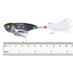 Señuelo VIB 5.5cm con ojos 3D y vibraciones para lubina