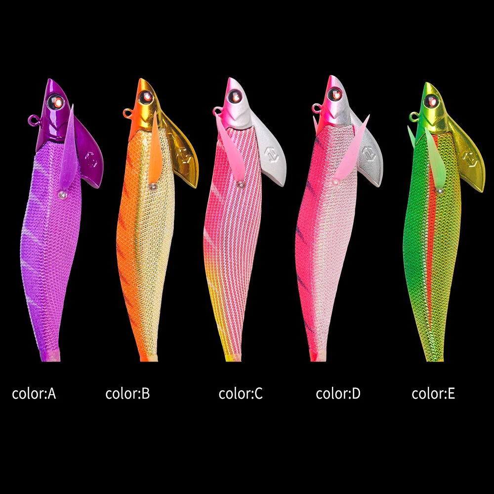 SQUID KING 35g/30g Japón Jig head calamar jig pulpo plantilla pulpo señuelo mar jig juego pesca señuelo calamar anzuelos - imagen 4