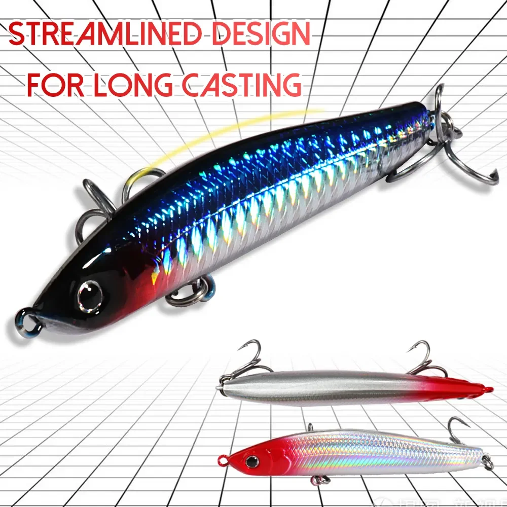 Cebo de lápiz que se hunde, sistema de transferencia de peso, Wobbler, Swimbait Cast Minnow, señuelo de Pesca, 16g, 9,8 cm, 12g, 8,5 cm - imagen 4