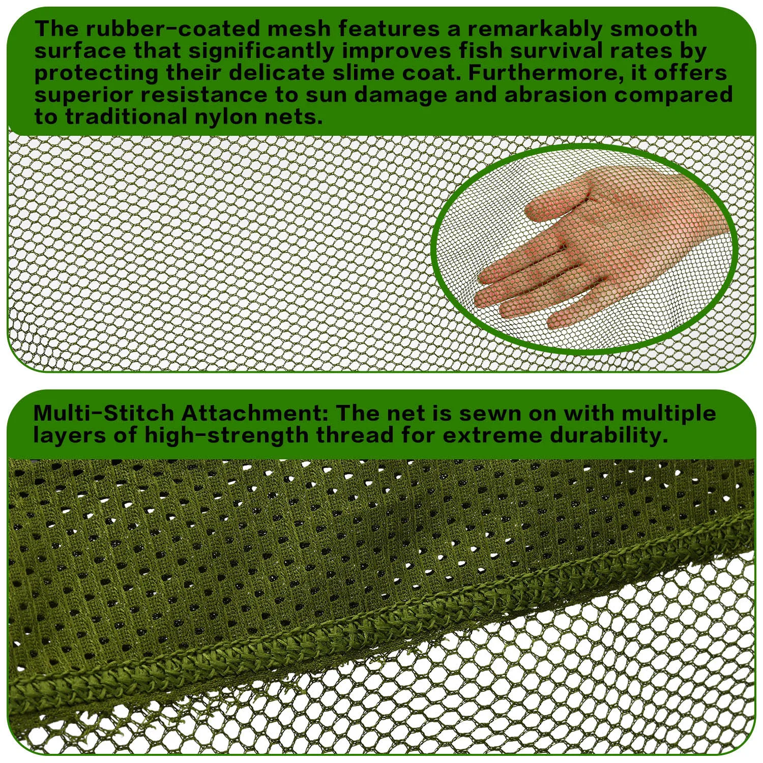 Red de pesca plegable Sougayilang – Portátil retráctil para carpa y trucha - imagen 5