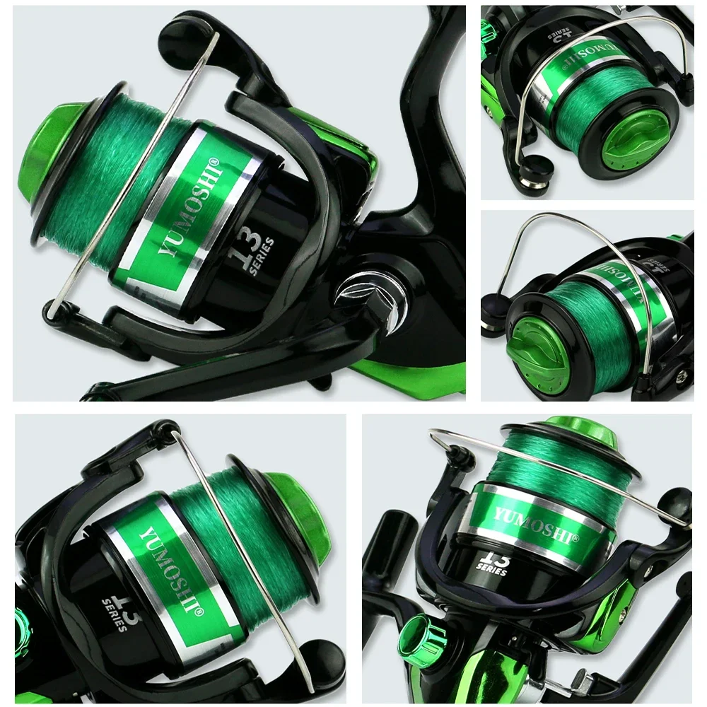 JOSBY-carrete de Pesca serie 13 BB, accesorio de Metal, rueda giratoria para Pesca de carpa, agua salada, 1000 ~ 7000 - imagen 5