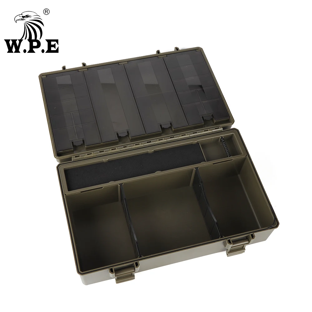 W.P.E-caja de aparejo de pelo para pesca de carpa, alimentador de pesca de carpa, caja de almacenamiento para grupo de anzuelos, accesorios para alimentador de carpa, aparejos de pesca - imagen 5