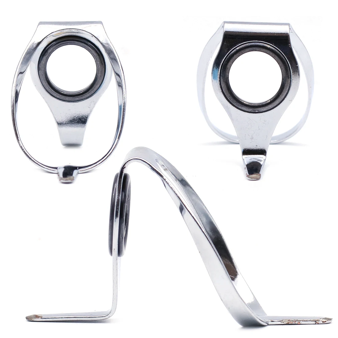 Juego de guías de varilla para barco FishTrip, juego de guías de varilla resistente de acero inoxidable, varilla de agua salada para reparación de varillas de barco - imagen 5