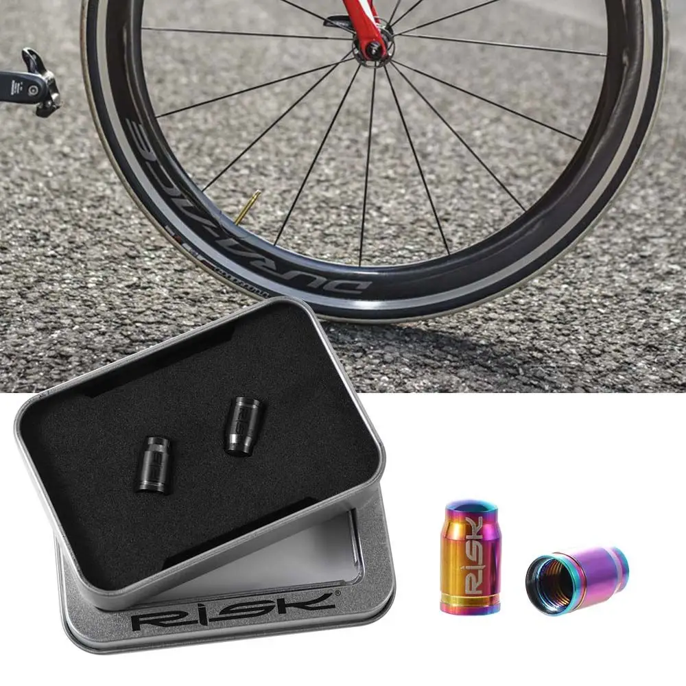 Protector de válvula de neumático Presta, llave de tapa de válvula, cubierta de polvo de titanio, tuerca, tapas de válvula de bicicleta - imagen 3
