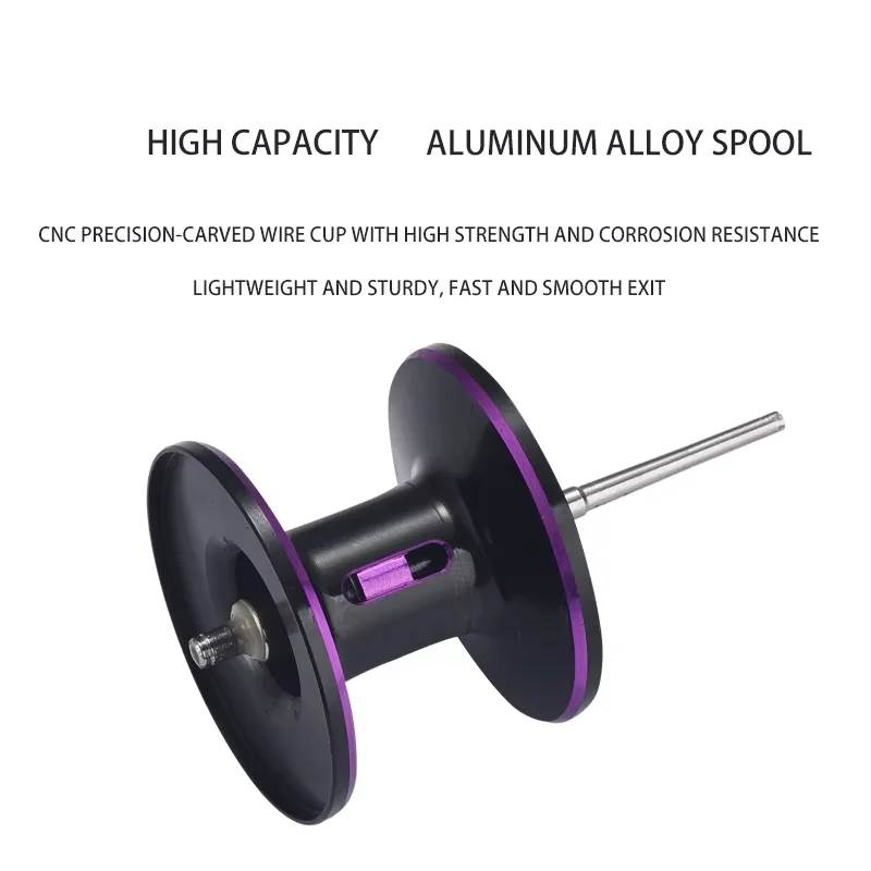 Carrete de baitcasting con pantalla digital Solar Lizard, sistema de frenos magnéticos, arrastre máximo de 10kg con carrete profundo de aleación de aluminio y perilla de eva - imagen 4