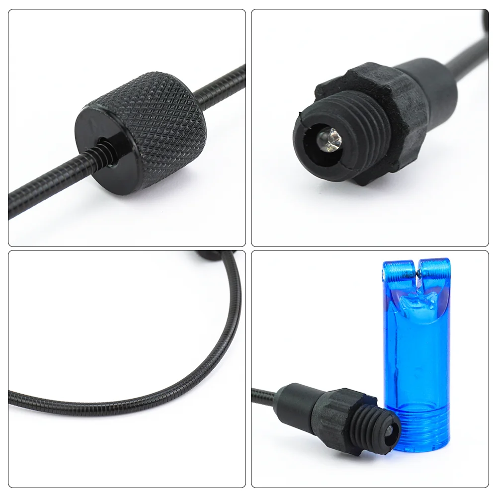 Hirisi pesca de carpa LED Swinger indicador de caída metales poste suave para pesca de carpa gruesa B2032 - imagen 5