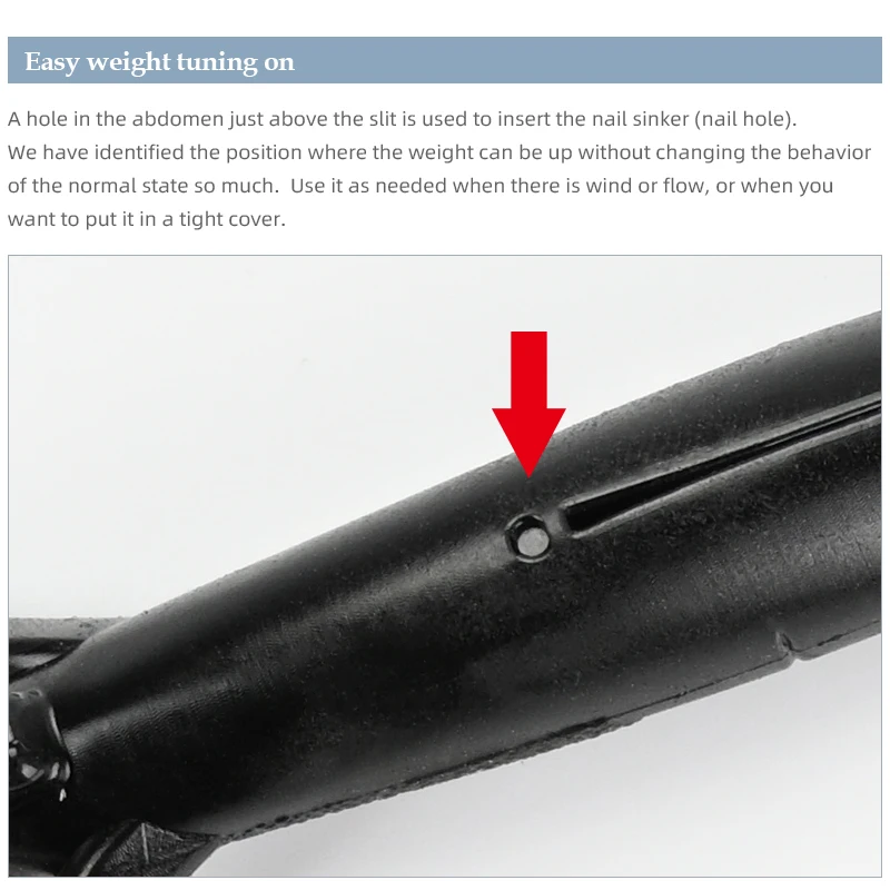 Señuelo de pesca MEREKING Glide Camaron, cebo con movimiento deslizante único hacia atrás, 94mm, 8,4g, señuelos blandos, cebos de plástico Artificial de silicona - imagen 5