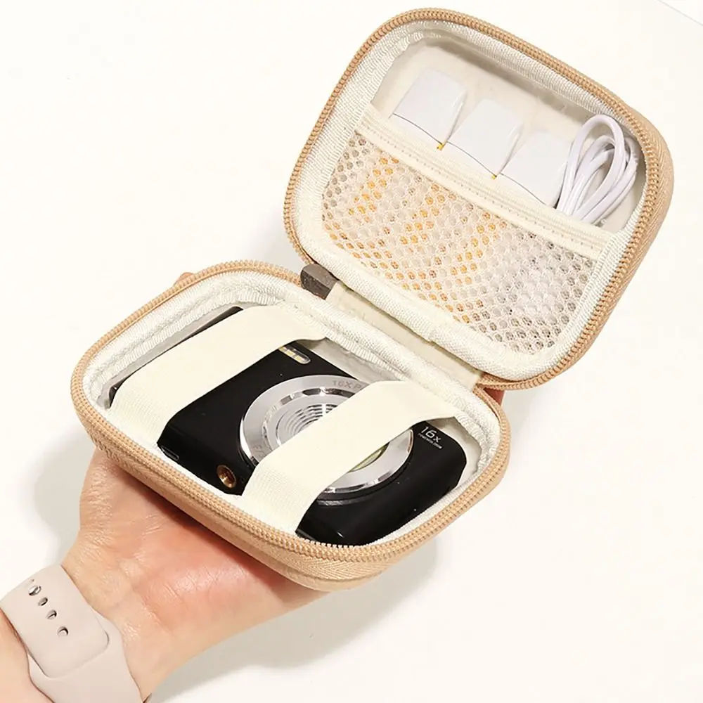 Estuche portátil a prueba de golpes para cámara, Mini Estuche de transporte de cuero PU, bolsa de almacenamiento impermeable, accesorios para cámara - imagen 3