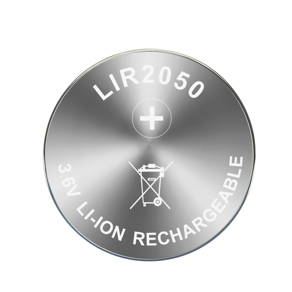 Batería Botón Recargable LIR2050 3,6V – Reemplazo CR2050 - imagen 2