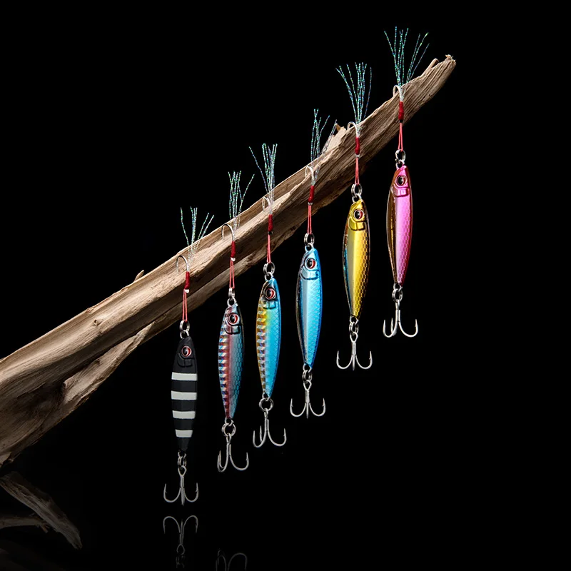 Xiaotiao-señuelo de pesca Artificial con lentejuelas de Metal, cebo falso de capa de natación completa, 5g/7g/10g/12,5g/15g/20g, nuevo - imagen 5