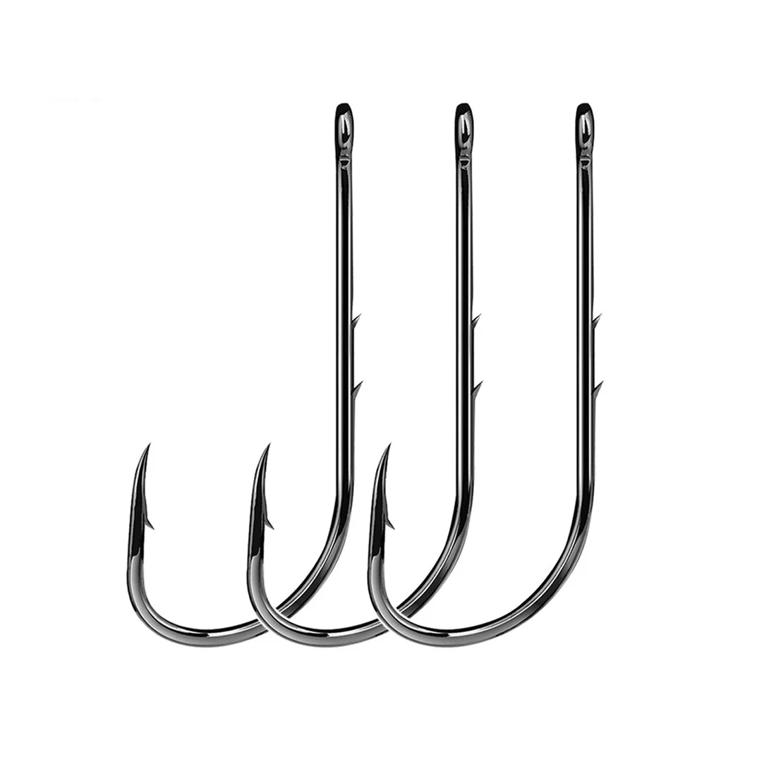50Pcs Baitholder Fishing Hook Barbed Fishing Lure Shank Beak Live Bait Holder Carp Fishing Worm Hook Accessories Tackle