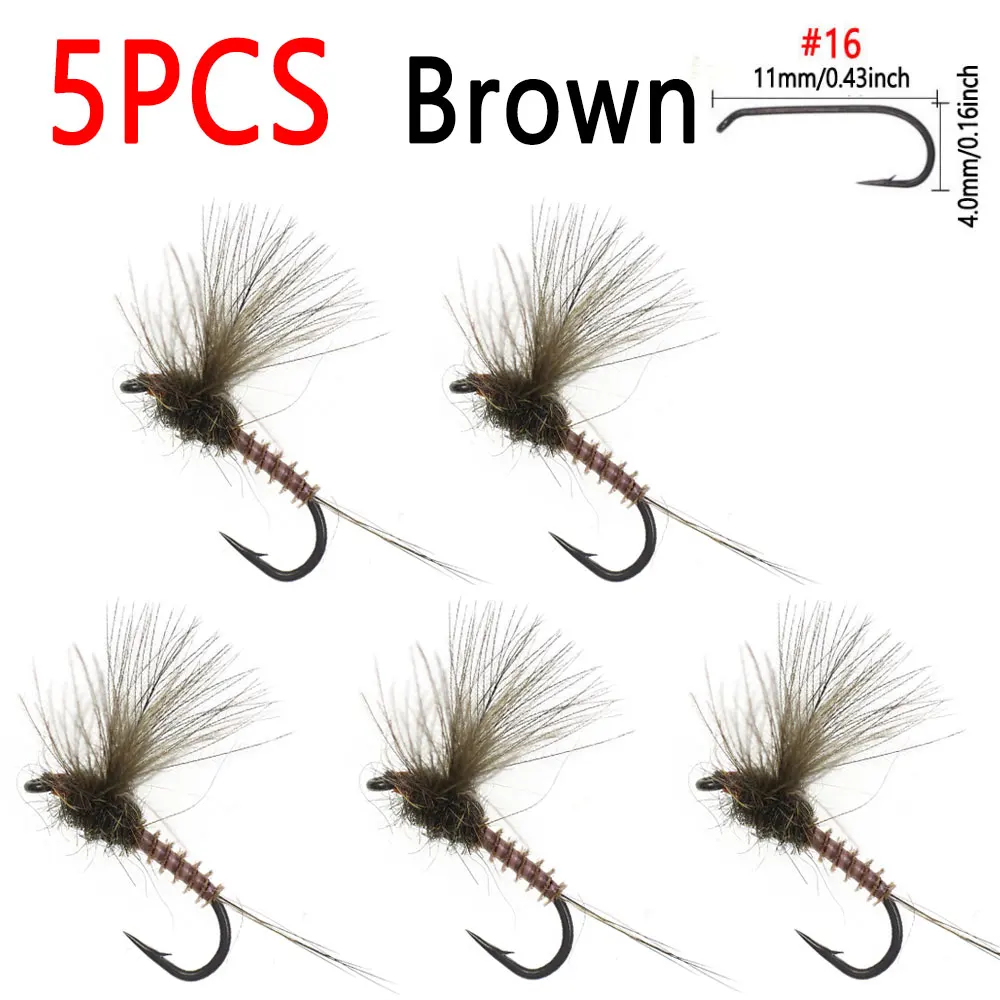5pcs Brown