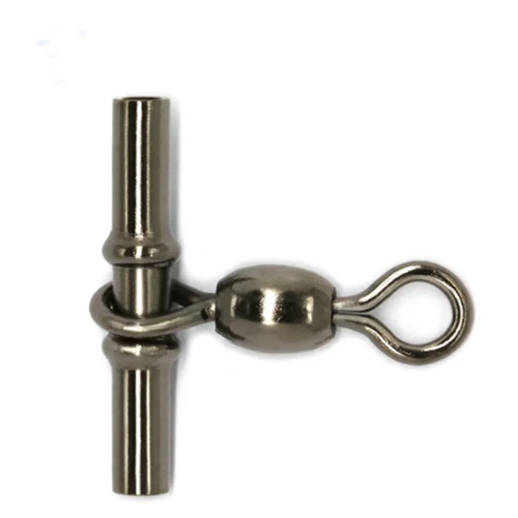 DORISEA Giratorio triple engarzado – Manga cruzada 3 vías para pesca - imagen 3