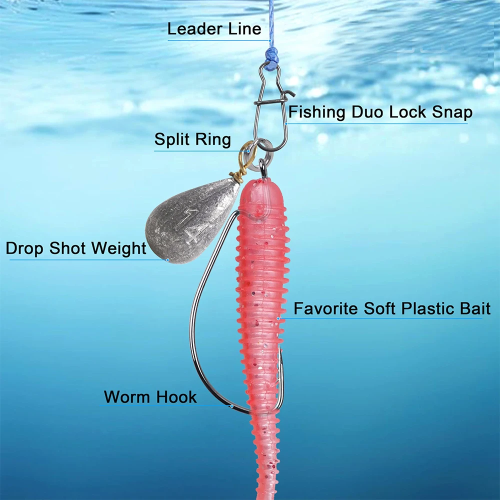 30 Uds pesas de pesca plomos bajos pesas de fundición campana plomos de bagre con giratorios de latón para agua dulce - imagen 5