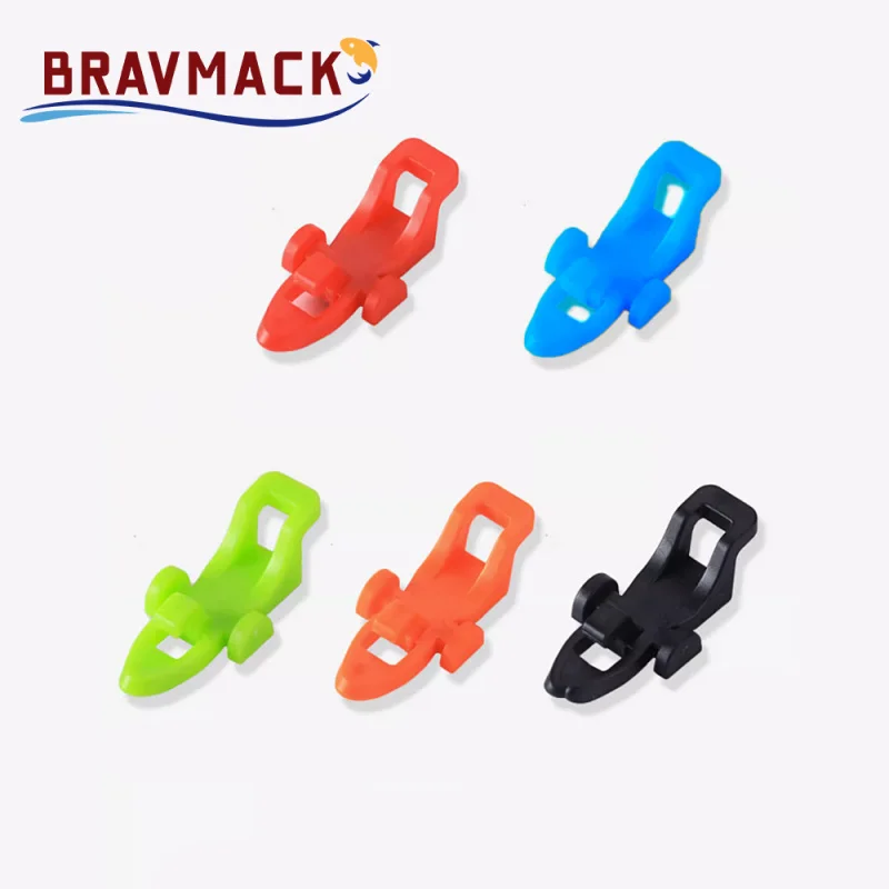 10 unids/lote caña de pescar gancho Keeper-anillo de silicona seguro Iso Hold cebo señuelos y plantillas para una pesca segura y fácil - imagen 3