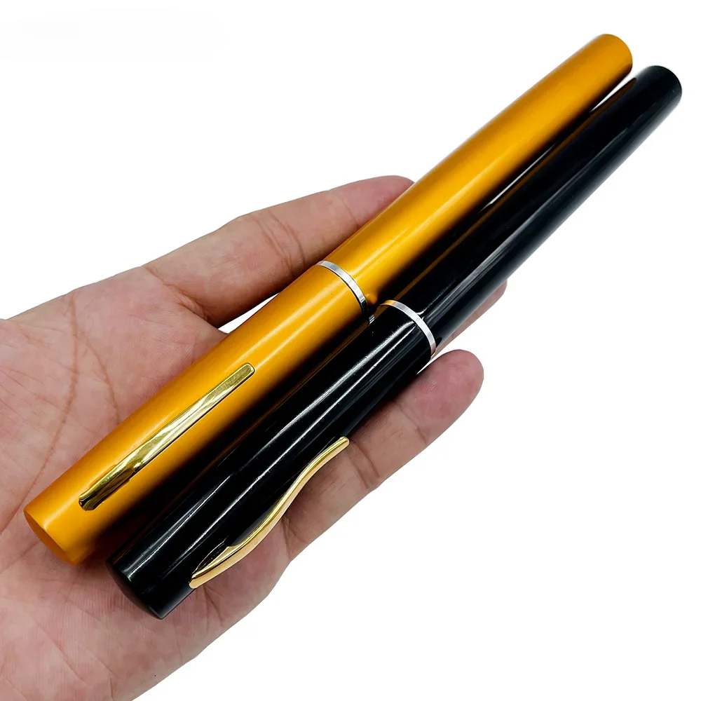 Mini bolígrafo de bolsillo telescópico portátil, caña de pescar giratoria, carrete de tambor de arrastre, alimentador ultraligero de aleación de aluminio, Kit de poste de pescado, 1 Juego - imagen 5