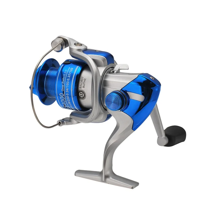 Carrete de pesca con carrete de metal completo Lizard, relación 5,2: 1, 13 rodamientos de acero inoxidable, plegable, dos estilos de carrete giratorio universal - imagen 2