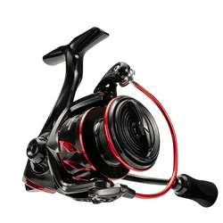 Carrete de spinning 5,2:1 con arrastre alto y construccion duradera