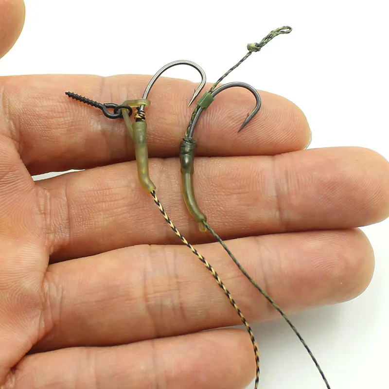 Accesorios de pesca de carpa, aparejo de goma en D, Boilies Pop Up, mangas antienredos, para el pelo, helicóptero, aparejo de pesca, 30 piezas - imagen 5