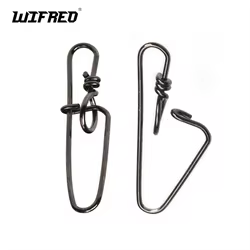 Pin de seguridad con cierre interior de doble seguro de acero inoxidable, Conector de anzuelo de señuelo de pesca, accesorios de aparejos de pesca de agua salada