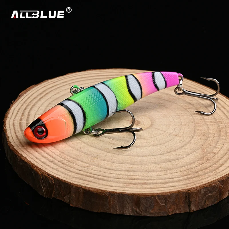 ALLBLUE SICKLE VIB hundimiento vibración 13g 17g 23g señuelo de pesca duro Wobbler plástico lubina Pike cebo Artificial aparejos de hielo de invierno - imagen 5