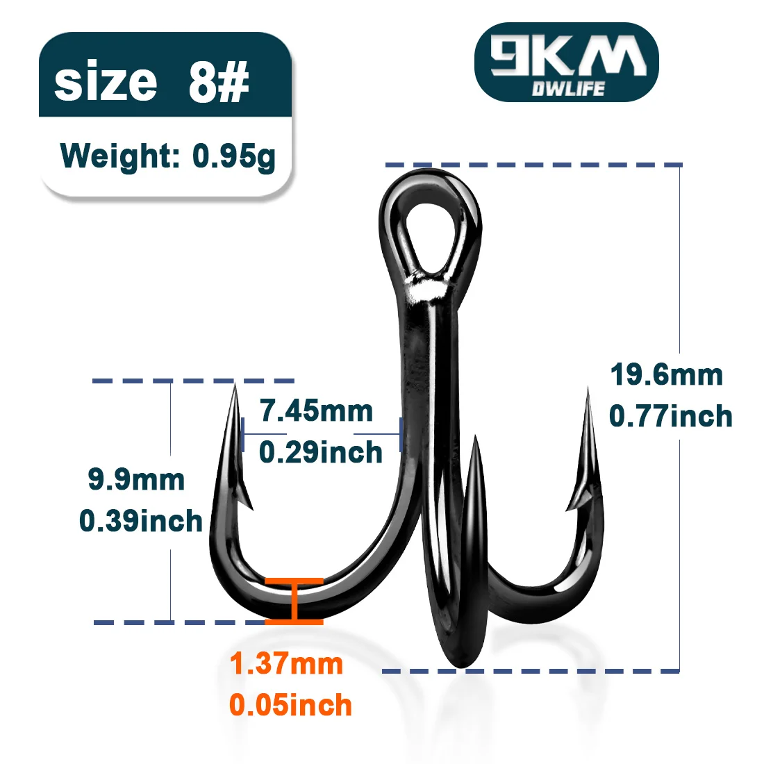 Size-8 Gap-7.45mm