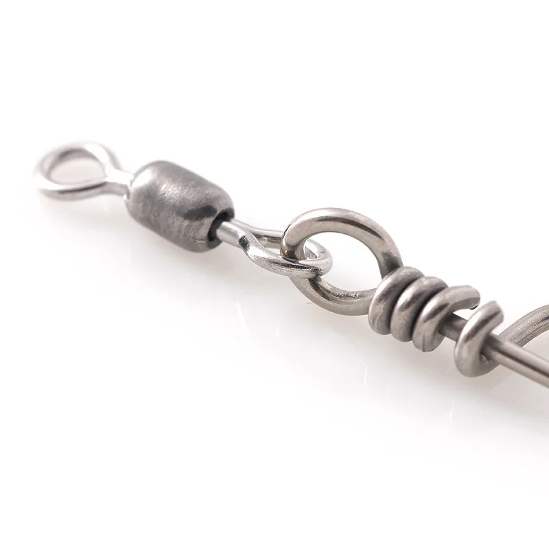 Giratorios de pesca con broche de acero inoxidable para agua salada - imagen 4