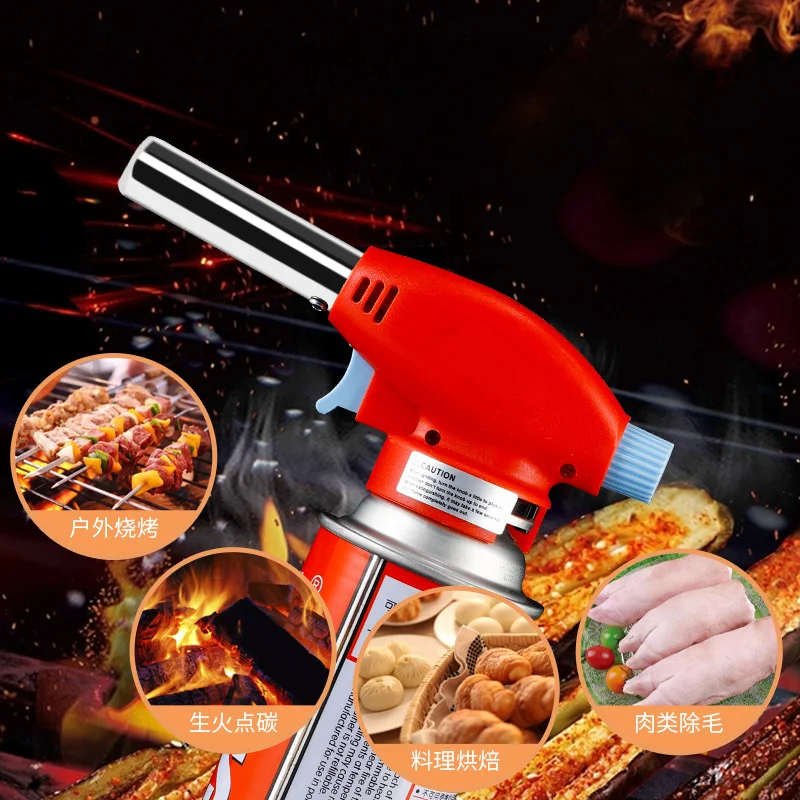 Quemador de Gas de soldadura, soplete de llama de Gas, soplete de cocina, soldadura de butano, autoencendido, encendedor de gas, calefacción - imagen 4