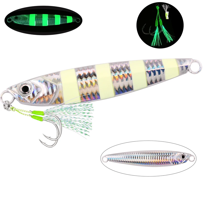 Señuelo Casting Jig 120g – Acabado espejo para lubina - imagen 3