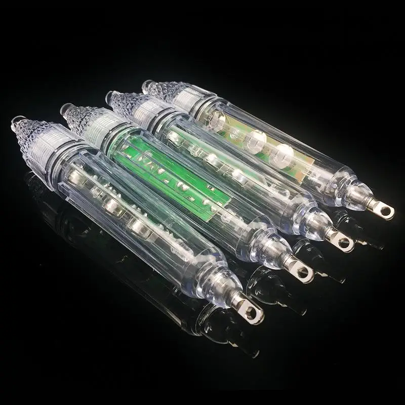Señuelo de pesca nocturna, luz de calamar, Flash Led para pesca de agua dulce en el mar, 17cm, 43g - imagen 3