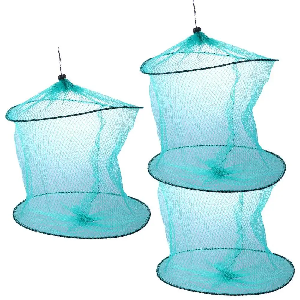 Jaula de almacenamiento de langosta, redes de protección de peces, red fundida de color aleatorio, red de pesca, Red de trampa de pesca, jaula de malla de camarón de pescado - imagen 4