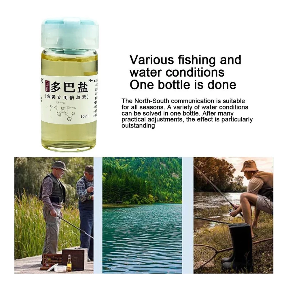 Sal Dopa de 10ml, pescado fuerte, camarones, atrayente, aroma de pesca, Spinner, aroma a aceite, olor a queso para todo tipo de señuelos y cebos - imagen 3