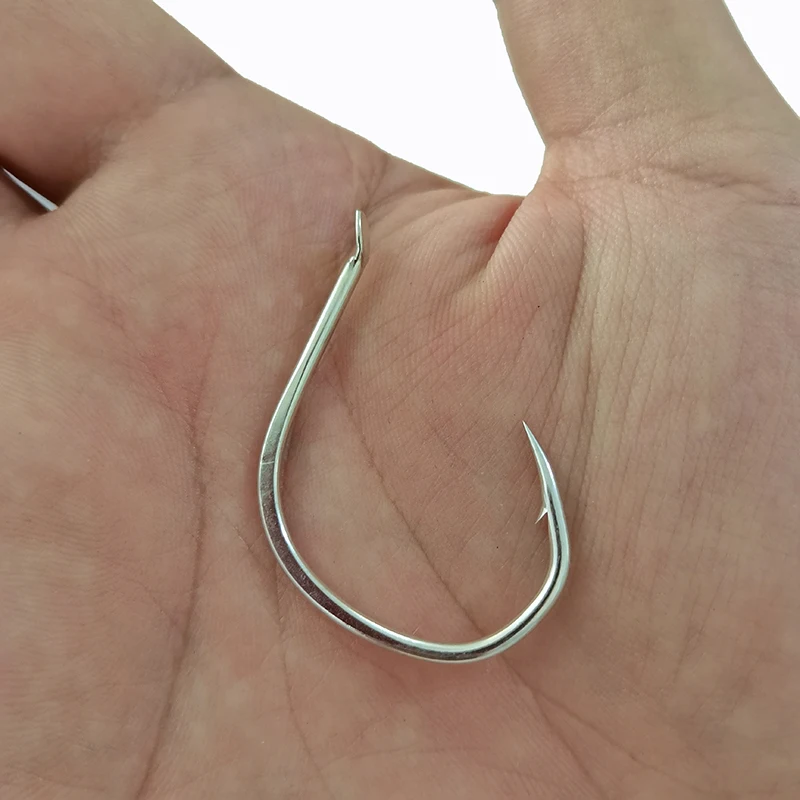 1000 Uds anzuelo de Pesca Jigging lento lata brillante anzuelo a prueba de herrumbre Lucio atún pargo lubina agua salada productos de Pesca de mar - imagen 4